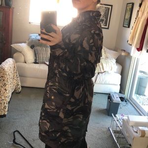 Michael Kors Camo Windbreaker Jacket 
